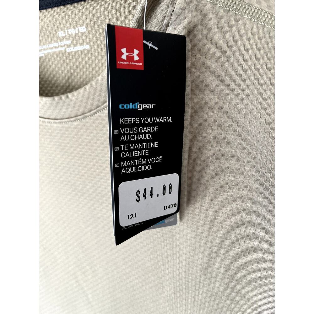 Under Armour Mens Size XL Tactical Fitted Cold Gear Long Sleeve Shirt NWT - Picture 3 of 9